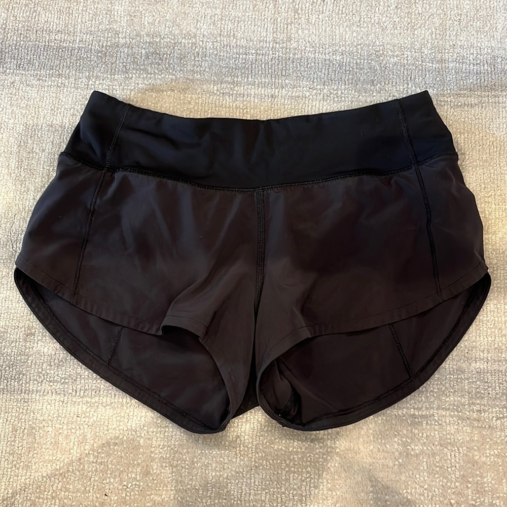 Size 2 Black Lululemon Shorts